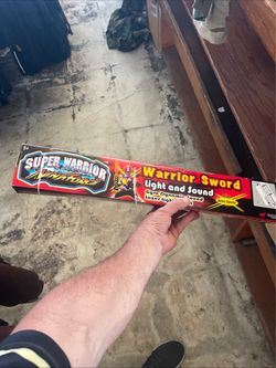 Vintage Super Warrior Ninja Force Warrior Sword Toy