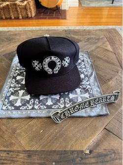 Chrome Hearts Horseshoe Denim Cap