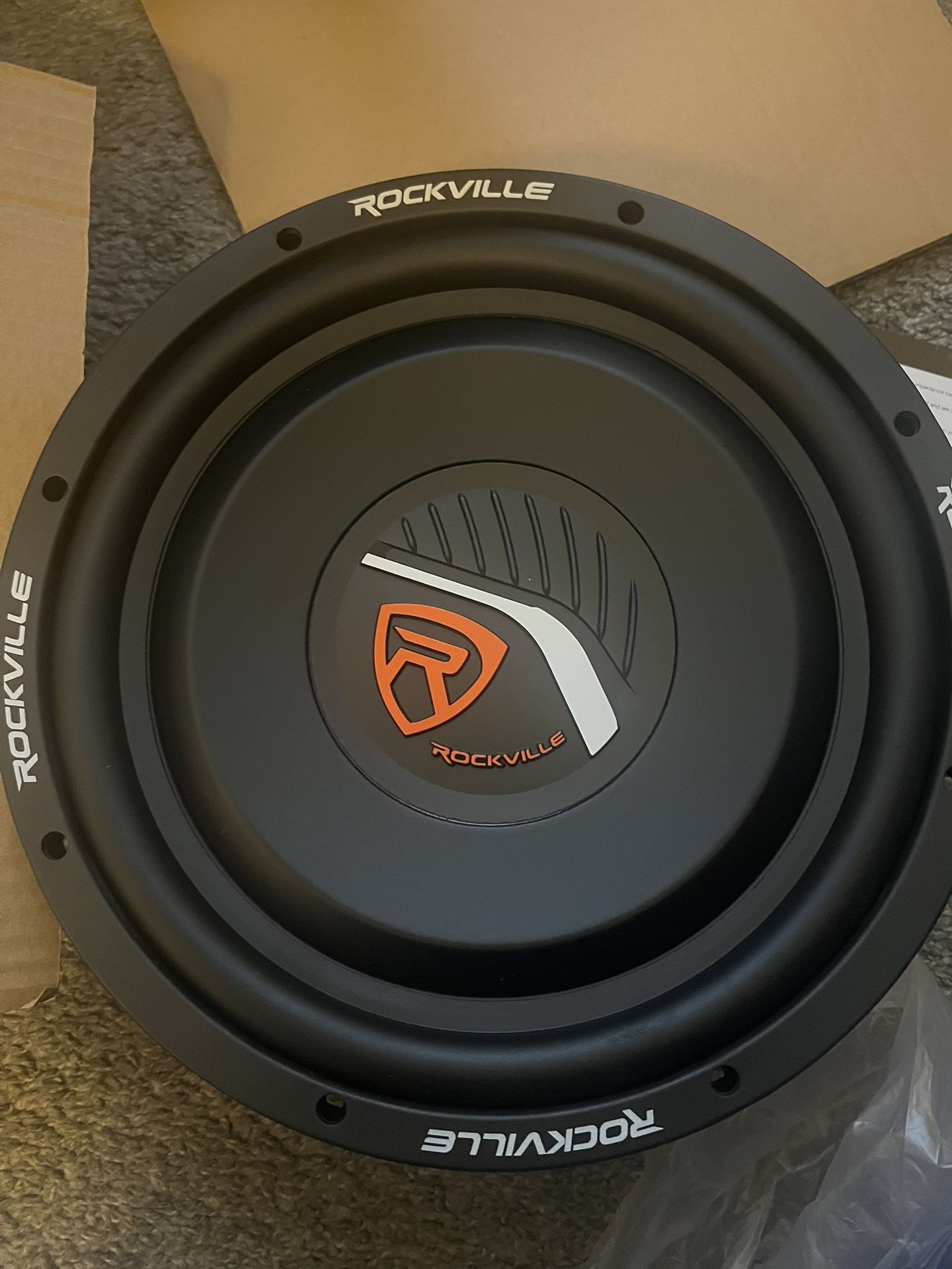 2 12in Rockville Shallow Mount Subwoofers