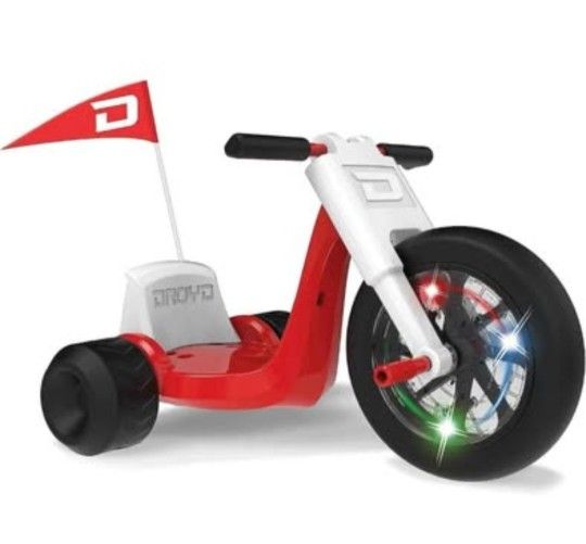 Droyd Romper Electric Tricycle for Kids 3+ Years, 24V Gifts Toys 3-6 MPH Max Speed & 45 Mins Max Long Lasting, Parental Speed Control Safe Trikes with