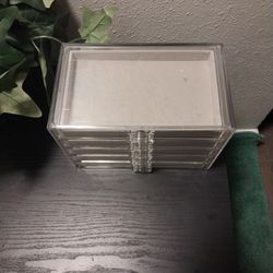 5 DRAW ACRYLIC Jewelry box 