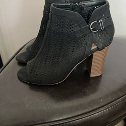 Open Toe High Heel Boots