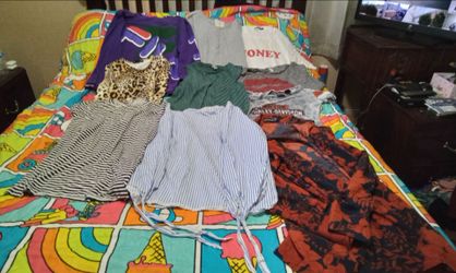 Women Clothing Size Large Lot Of 17 Pieces