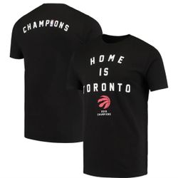 Girls Peace Collective Raptors 2019 Champions Black T-Shirt Size 6-7 