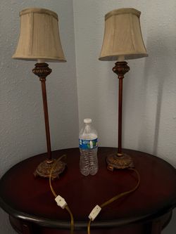 Two small lamps