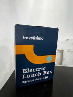 TRAVELISIMO Heated Electric Lunch Box for Adults Dark Green
