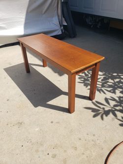 Wood Bench