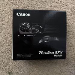 Canon powerShot G7 X Mark III