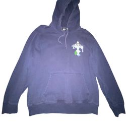 Stussy Large Navy Hoodie
