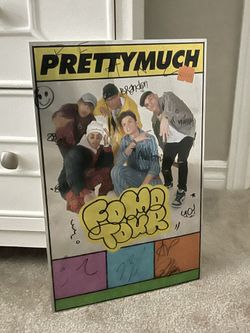 PRETTYMUCH FOMO Signed Tour Poster