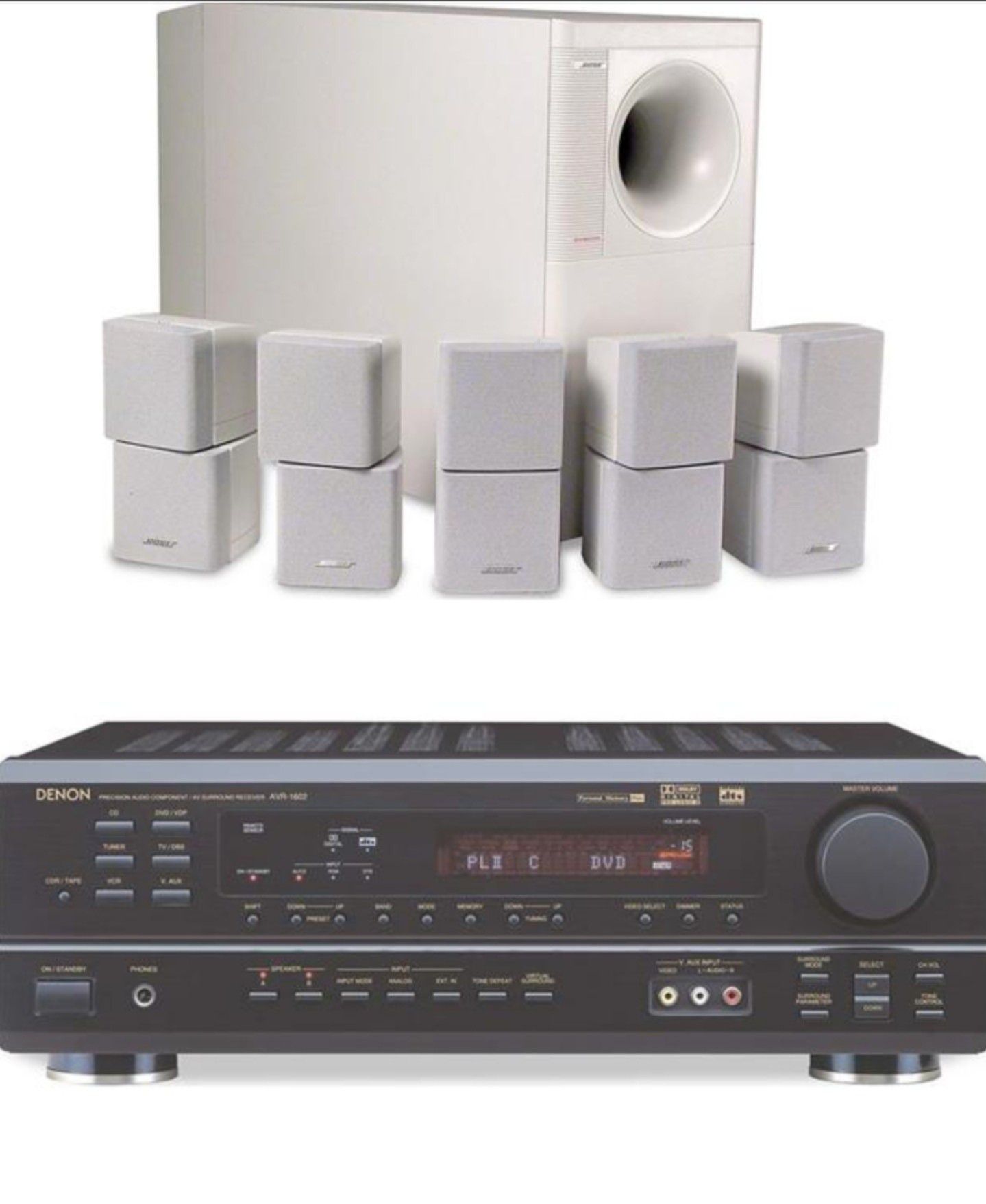 Bose 5.1 surround system with Denon audio reciever