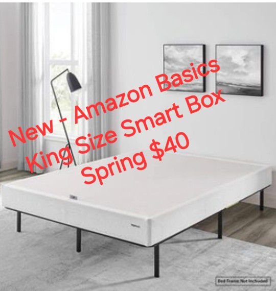 New - King Size Smart Box Spring $40