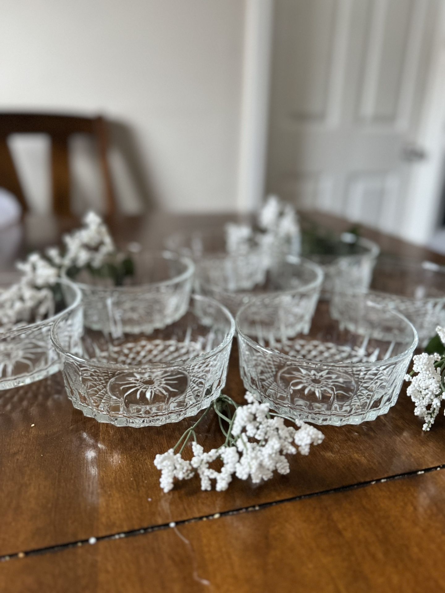 Vintage Crystal Sunbeam Bowls