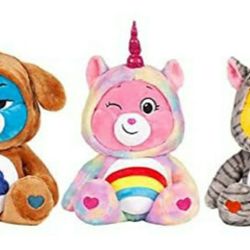 Care Bears Hoodie Snuggle Friends 3-Pack Set

