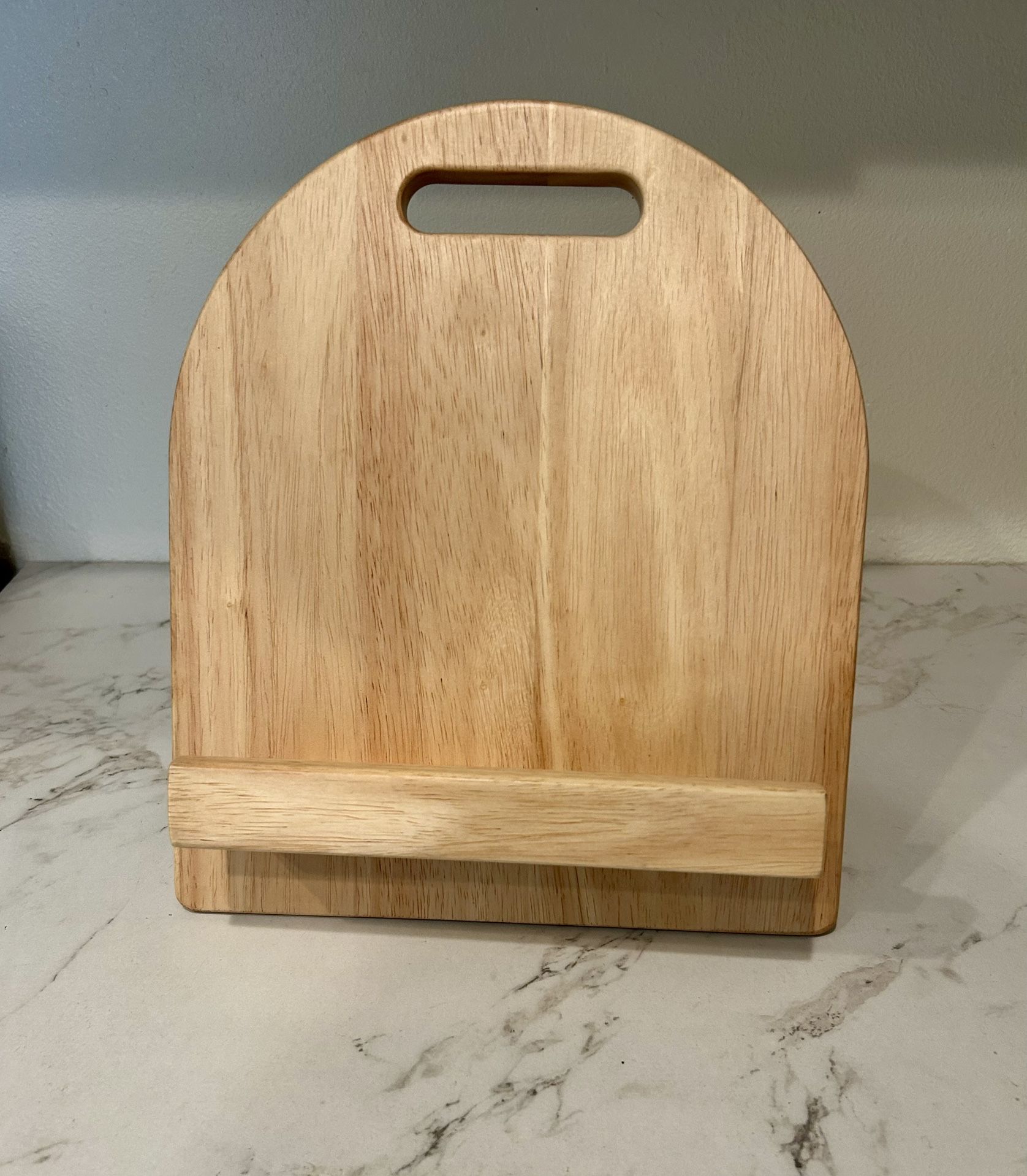 Wooden Cookbook Stand / Tablet Holder – Minimalist Design