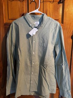Light Green Button Up Size Medium