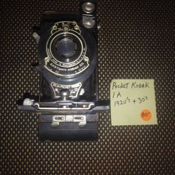 Camera Pocket Kodak.. 1A.. 1920s-30s.. All Sales Final