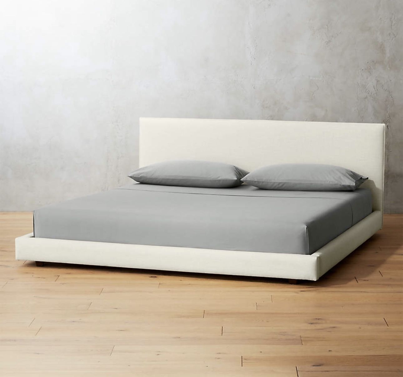 CB2 ‘Facade’ White King Bed Frame
