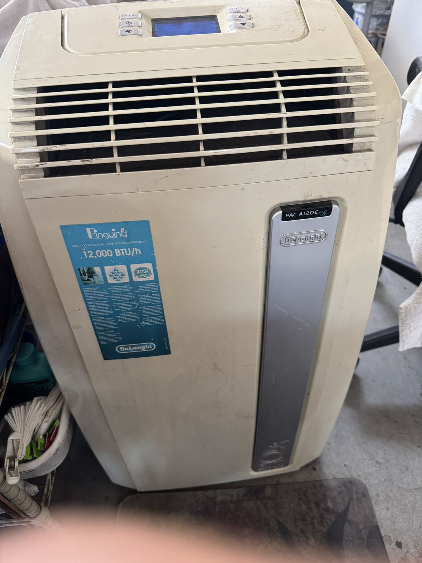12k BTU Delonghi Portable A/C By Pinguino