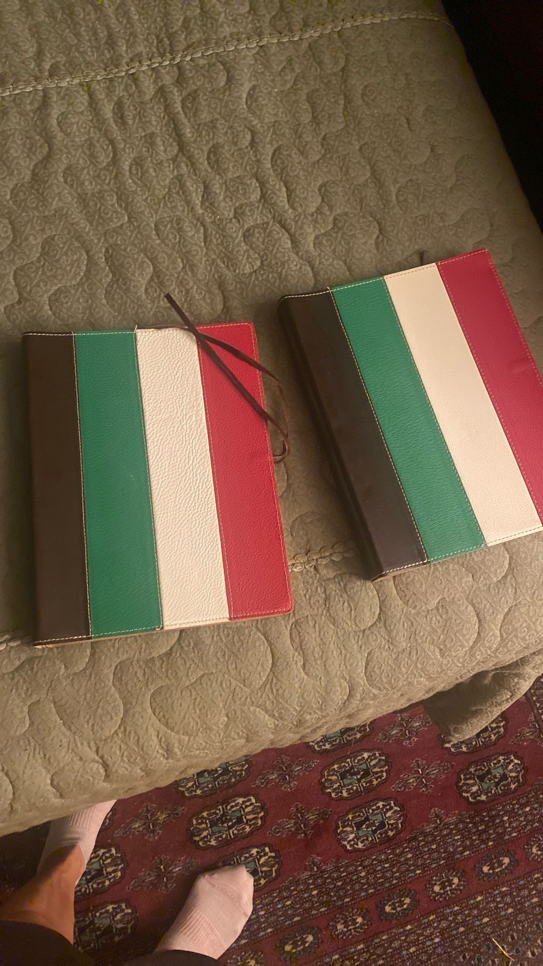 2- Leather Photo Albums- Never Used!