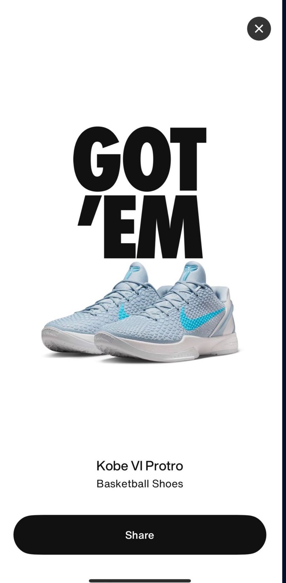 Kobe 6 Caitlin Clark