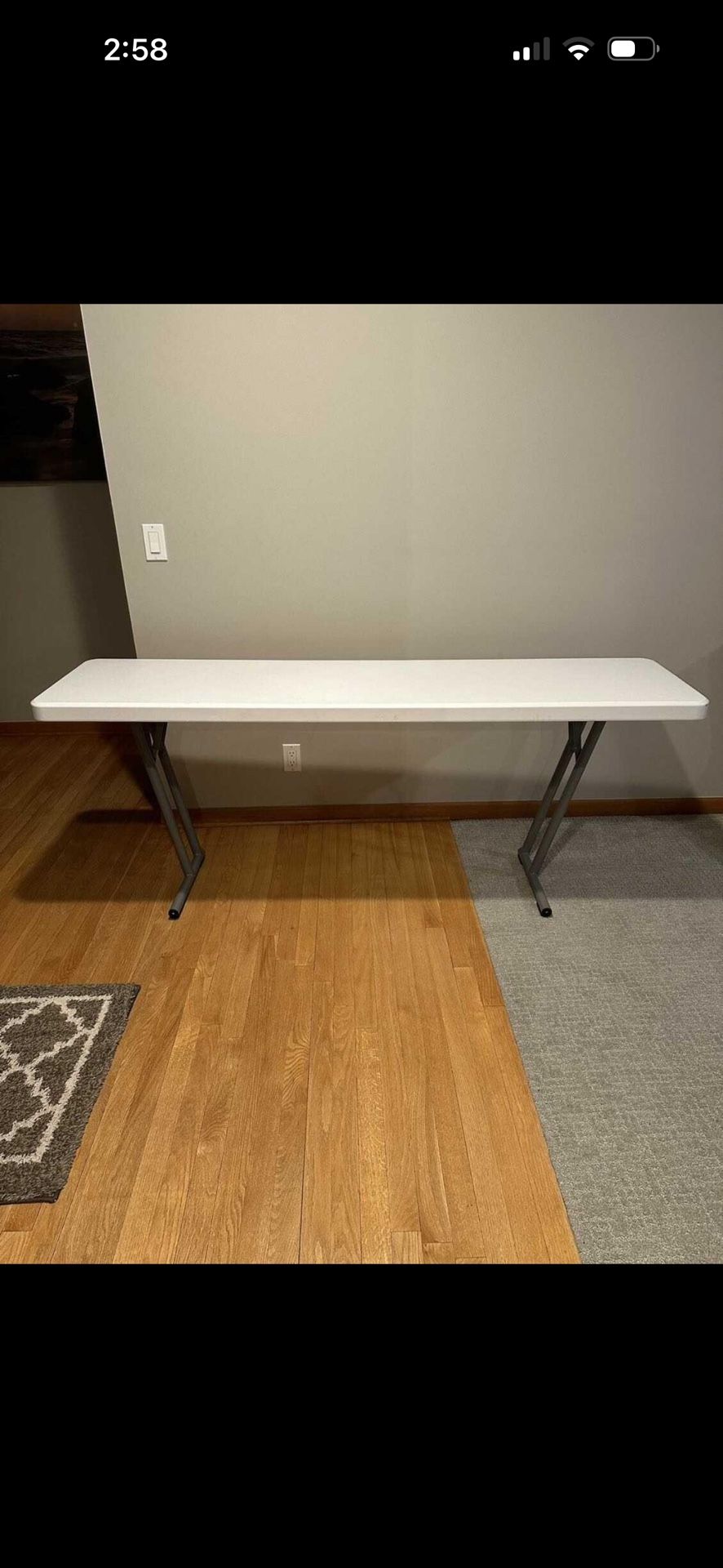 OEF furnishing 6 foot heavy duty folding table