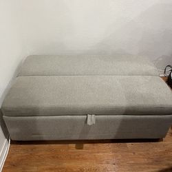 Folding Ottoman Chair Bed, 