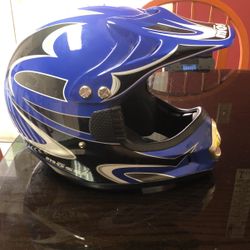 Blue bike Helmet 