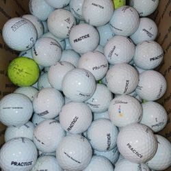 Practice golf balls - Mostly Titleist