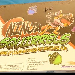Ninja Squirrels Board Game Factory Sealed 