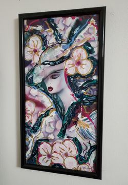 Floral Design Hand Painted