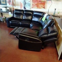 Flair Faux Leather Sectional
