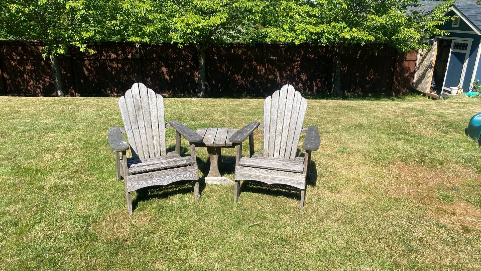 Outdoor Chairs And Table