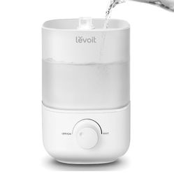 LEVOIT Top Fill Humidifiers for Bedroom, 2.5L Tank for Large Room, Easy to Fill & Clean, 28dB Quiet