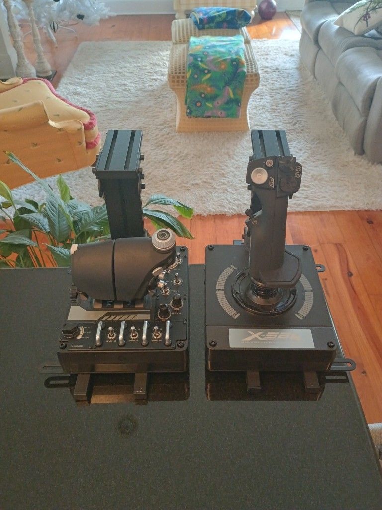 Logitech X56 Hotas On Mounts