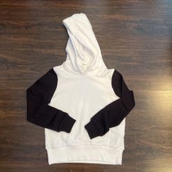 Girls Forever 21 Size 5/6 Sweatshirt Black White 