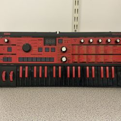 KORG microKORG Synthesizer/Vocoder Limited-Edition  Red And Black 
