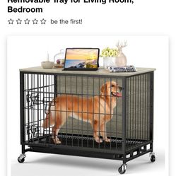 Dog Crate Furniture (basically new) 