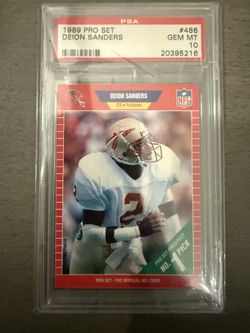 Deion Sanders PSA 10 GEM MINT 1989 Pro Set #486 PRIME TIME 🔥