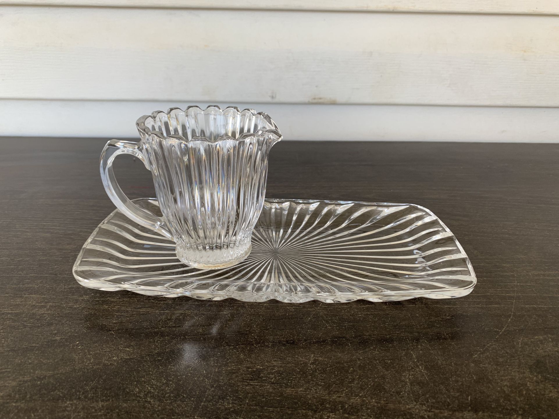 Mikasa Royal Suite Creamer with Tray set