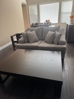 Sofa and coffee table
