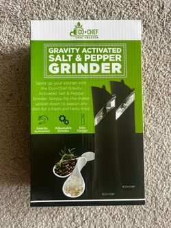 Gravity Activated Salt & Pepper Grinder