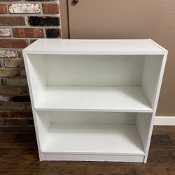 White Storage Cabinet  W/ 1 adjustable Shelf