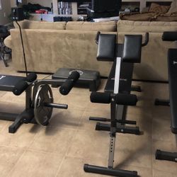 Weight Bench by IRONMASTER, core, leg & arm, ROCK BOTTOM PRICE