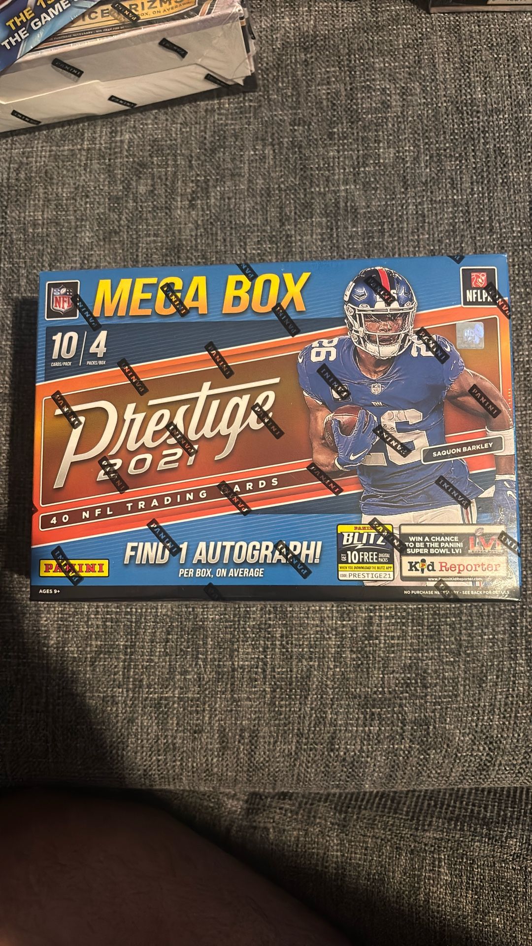2021 Panini Prestige NFL Football Sealed Mega Box - 1 Auto + 5 #'ed Parallels
