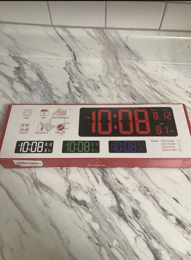 Large Digital Clock