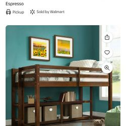 Better Homes And Gardens Greer Twin Loft Storage Bed