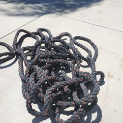 Super Thick Rope Use For Tying Boat Maybe Battle Rope Workout Tow More
