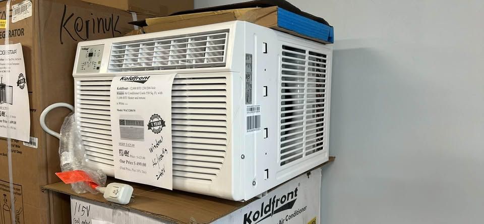 Koldfront 8000 BTU Medium Room Window Air Conditioner , Remote Included ( 120-Volt )