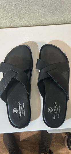 Marc Joseph New York Roman Court Sandal. Black Size 11